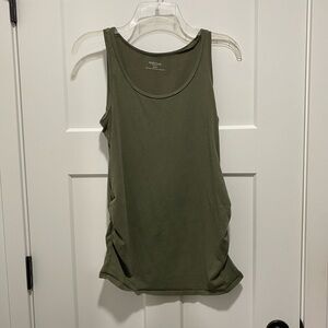 Motherhood Maternity Dark Olive Tank Top